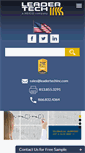 Mobile Screenshot of leadertechinc.com